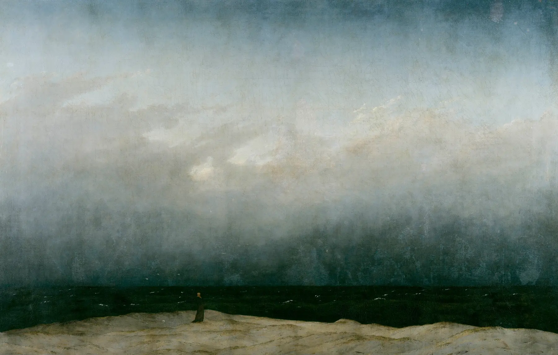 Caspar David Friedrich, The Monk by the Sea, 1808–1810