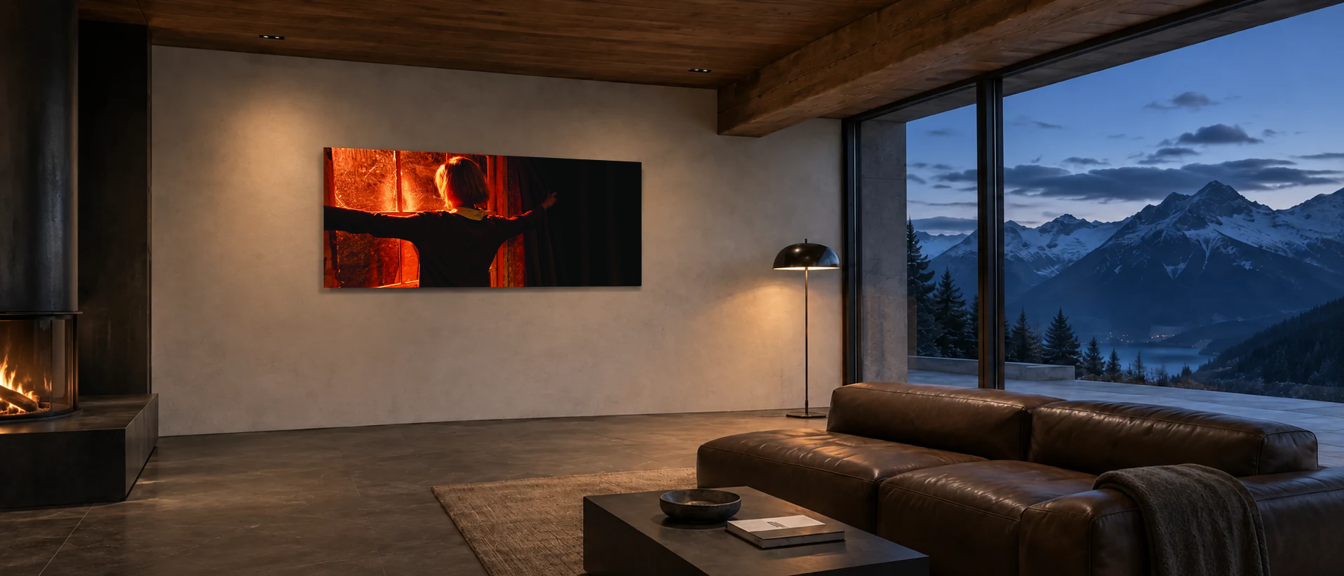 Alpenglühen — Installed